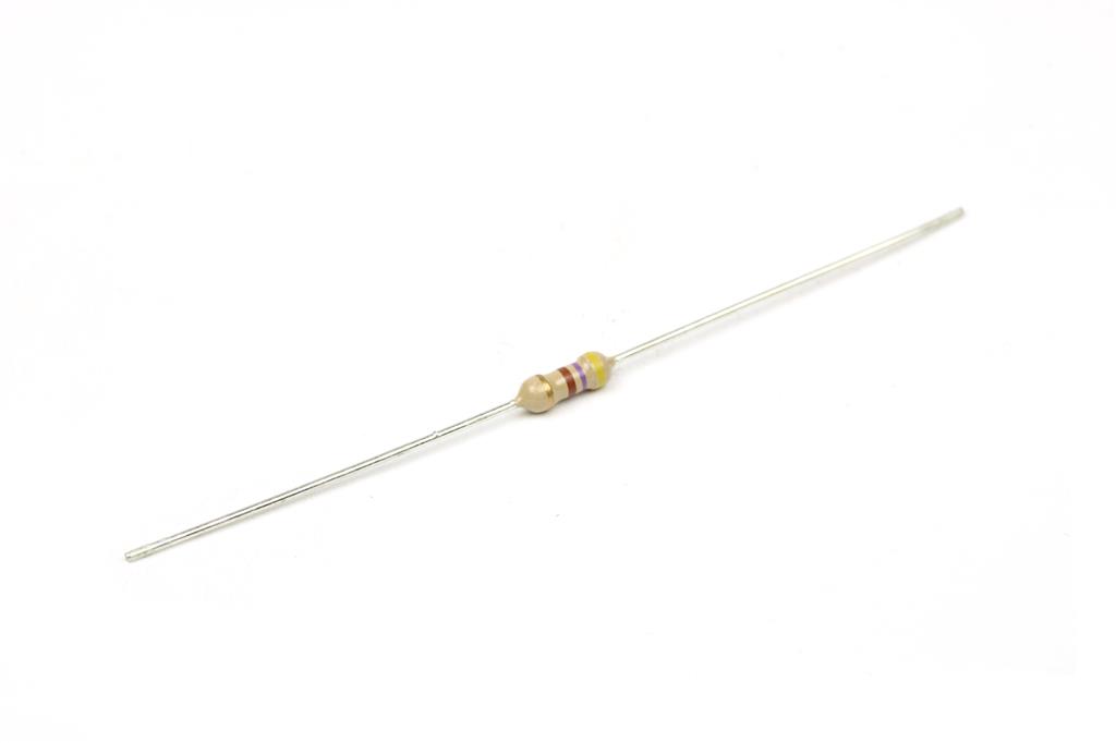 RESISTOR, CARBON FILM R=470E   5% 0,25W