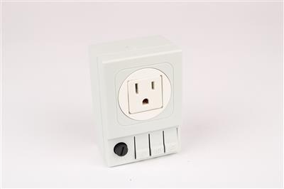 WALL SOCKET WITH FUSE 6.3A